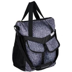 Torba sakwa rowerowa Dunlop 20L na bagażnik. Szare torebki klasyczne damskie Dunlop, bez wzorów, duże, bez dodatków. Za 51.99 zł.