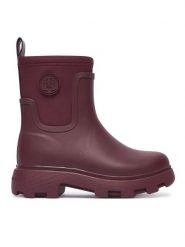 Tommy Hilfiger Kalosze Th Stamp Warm Ankle Rain Boot FW0FW09544 Bordowy. Czerwone kalosze damskie Tommy Hilfiger, bez wzorów, z syntetyku. Za 489.99 zł.
