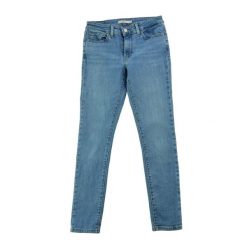 Second life - Levi Strauss spodnie damskie skinny 711 - Jak nowy. Niebieskie spodnie sportowe damskie Levi's, l, z bawełny. Za 127.76 zł.