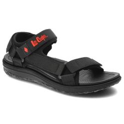 Czarne Sandały Lee Cooper Wygodne Buty Na Lato. Czarne sandały męskie Lee Cooper, bez zapięcia. Za 99.99 zł.