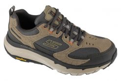 Buty sportowe Sneakersy męskie, D'Lux Trekker. Brązowe buty sportowe na co dzień męskie Skechers, z materiału, bez zapięcia, trekkingowe. Za 429.99 zł.