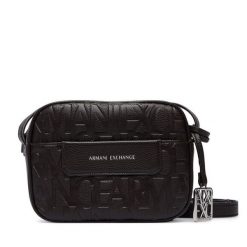 Torebka Armani Exchange. Brązowe listonoszki damskie Armani Exchange, bez wzorów, bez dodatków. Za 479.99 zł.