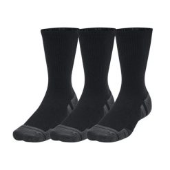 Skarpety Męskie (zestaw 3 Sztuk). Czarne skarpetki męskie Under Armour, bez wzorów. Za 116.99 zł.