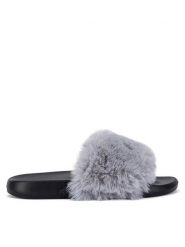 DeeZee Klapki WFA2783-1 Szary. Szare klapki damskie DeeZee, bez wzorów, z syntetyku, bez obcasa. Za 59.99 zł.