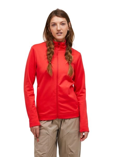Bluza Peak Performance damska Rider Tech Zip Jacket czerwona - M. Czerwone bluzy sportowe damskie Peak Performance, m, z elastanu. Za 569.00 zł.