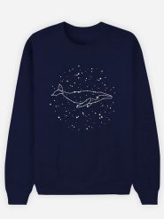 WOOOP Bluza "Whale Constellation" w kolorze granatowym rozmiar: S. Niebieskie bluzy bez kaptura damskie Wooop, s, z bawełny. Za 85.45 zł.