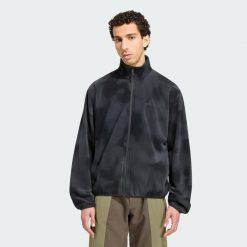 Bluza polarowa z suwakiem na całej długości Terrex Multi Climawarm. Czarne bluzy bez kaptura męskie Adidas, l, z materiału. Za 349.00 zł.