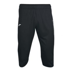 Spodnie do piłki nożnej męskie Joma Championship III Vela 3/4. Czarne spodnie sportowe męskie Joma, z materiału. Za 157.50 zł.