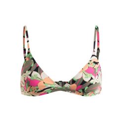 Trójkątny stanik bikini PRINTED BEACH CLASSICS Czarny Kobiety. Czarne bikini damskie Roxy, bez wzorów. Za 129.00 zł.