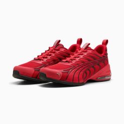 Buty sportowe męskie Puma VOLTRA czerwone 31258903 r 44. Czerwone buty sportowe na co dzień męskie Puma, bez zapięcia, trekkingowe. Za 287.43 zł.