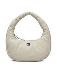 Tommy Jeans Torebka Tjw Pillow Shoulder Bag AW0AW16977 Beżowy. Brązowe torebki klasyczne damskie Tommy Jeans, bez wzorów, z jeansu, bez dodatków. Za 229.99 zł.