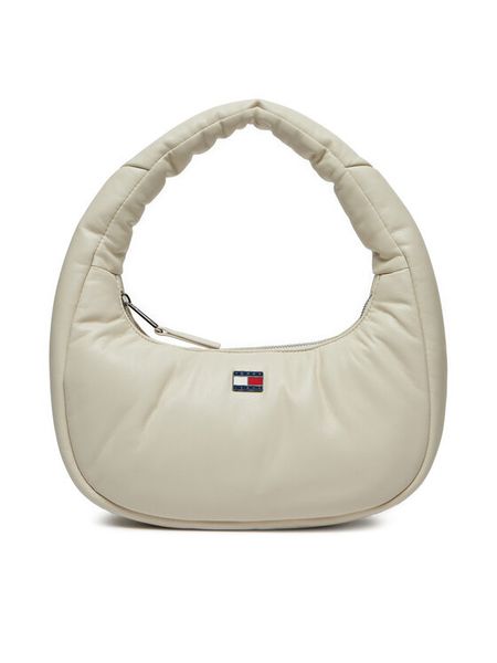 Tommy Jeans Torebka Tjw Pillow Shoulder Bag AW0AW16977 Beżowy. Brązowe torebki klasyczne damskie Tommy Jeans, bez wzorów, z jeansu, bez dodatków. Za 209.99 zł.