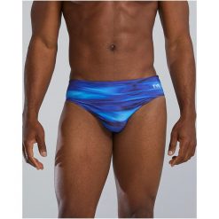 Spodenki męskie TYR Brief Swimsuit - Technowave. Niebieskie kąpielówki męskie TYR, m, bez wzorów, do pływania. Za 159.99 zł.