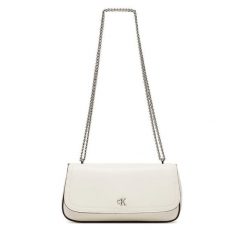 Torebka Calvin Klein. Białe torebki klasyczne damskie CALVIN KLEIN, bez wzorów, wizytowe, bez kołnierzyka, bez ramiączek. Za 429.99 zł.