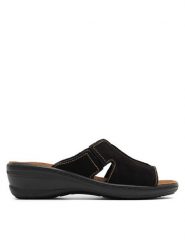 Go Soft Klapki ARC-4854-07 Czarny. Czarne klapki damskie GO SOFT, bez wzorów, ze skóry, bez obcasa. Za 149.99 zł.