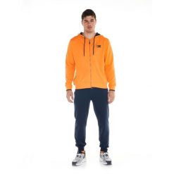 Bluza z kaptur na co dzień na siłownię. Brązowe bluzy sportowe męskie LEONE 1947 APPAREL, bez wzorów, z bawełny, sportowe, bez kołnierzyka, bez ramiączek. W wyprzedaży za 234.67 zł.
