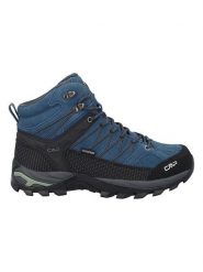 CMP Skórzane buty trekkingowe "Rigel Mid" w kolorze niebieskim rozmiar: 45. Niebieskie buty trekkingowe męskie CMP, bez zapięcia, outdoorowe. Za 334.95 zł.