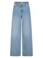 Sublevel Dżinsy - Comfort fit - w kolorze niebieskim rozmiar: XS. Niebieskie jeansy damskie Sublevel, z podwyższonym stanem. Za 123.25 zł.