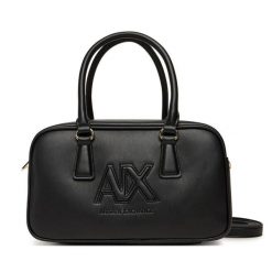 Torebka Armani Exchange. Czarne torebki klasyczne damskie Armani Exchange, bez wzorów, bez dodatków. Za 569.99 zł.