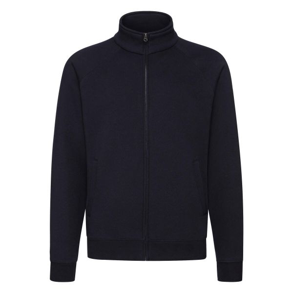 Męska Bluza Dresowa Premium. Niebieskie bluzy bez kaptura męskie Fruit of the Loom, l, z dresówki. Za 137.99 zł.