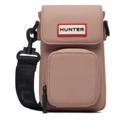 Torebka Hunter. Czerwone listonoszki damskie Hunter, bez wzorów, bez dodatków. Za 99.99 zł.