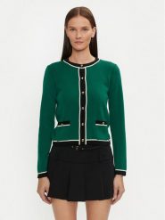 Luisa Spagnoli Kardigan Materiale 58508 Zielony Regular Fit. Zielone kardigany damskie Luisa Spagnoli, m, bez wzorów, z wełny. Za 759.99 zł.
