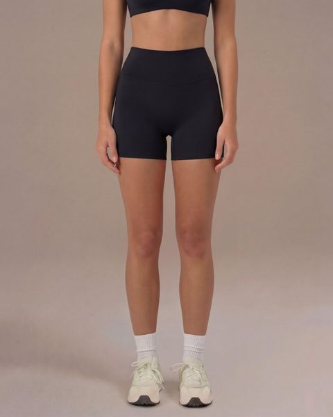 Szorty Motion - Czarny. Czarne spodenki sportowe damskie JOY STUDIO, xl, z materiału, do biegania. Za 168.00 zł.