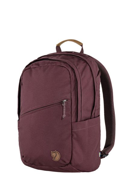 Plecak na laptopa Fjallraven Raven 20 - port. Czerwone plecaki damskie Fjällräven, bez wzorów, z bawełny, biznesowe. Za 467.90 zł.