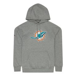 Bluza z kapturem Miami Dolphins NFL. Białe bluzy z kapturem męskie New Era, m, z bawełny. Za 265.50 zł.