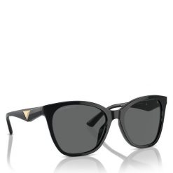 Okulary przeciwsłoneczne Emporio Armani. Czarne okulary przeciwsłoneczne damskie Emporio Armani. Za 519.99 zł.