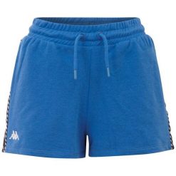 Spodenki damskie Kappa IRISHA niebieskie. Niebieskie spodenki sportowe damskie Kappa, bez wzorów, sportowe. Za 39.90 zł.