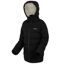 Kurtka damska zimowa ocieplana Altoro. Czarne kurtki damskie Regatta, na zimę, l, bez wzorów, z puchu, bez kaptura. Za 189.99 zł.