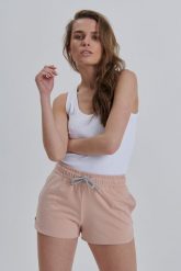 SPODENKI STELLA JASNO RÓŻOWE M - Flawless. Czerwone spodenki sportowe damskie Flawless, m, z bawełny, trekkingowe. Za 48.00 zł.