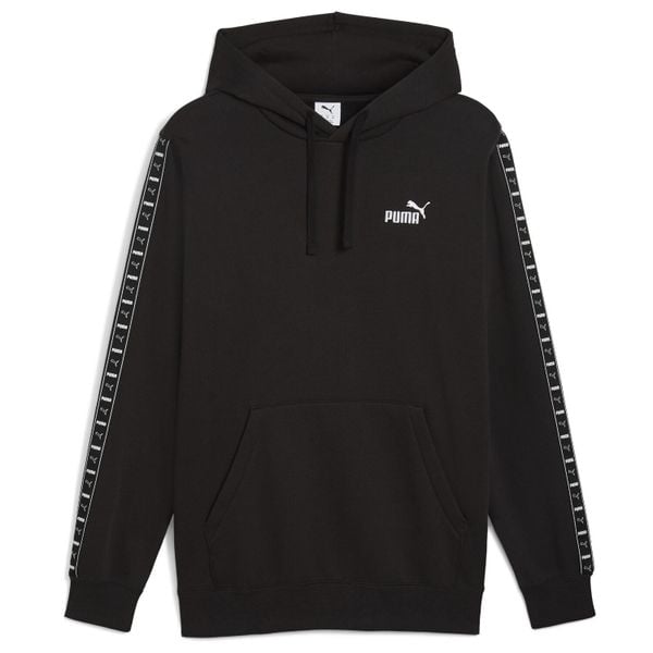 Bluza z kapturem męskie Puma Ess Tape Hoodie Fl. Czarne bluzy sportowe męskie Puma, m, z bawełny. Za 190.99 zł.