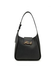 KARL LAGERFELD Torebka A1W30434 Czarny. Czarne torebki klasyczne damskie Karl Lagerfeld, bez wzorów, ze skóry, bez dodatków. Za 759.99 zł.