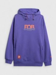 4F Bluza dresowa nierozpinana z kapturem męska - fioletowa M. Fioletowe bluzy z kapturem męskie 4f, m, z dresówki. Za 249.99 zł.