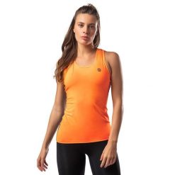 Koszulka tank top fitness damska All Star. Brązowe bluzki sportowe damskie SIROKO, xs, bez wzorów, z poliesteru, bez kołnierzyka. Za 85.05 zł.