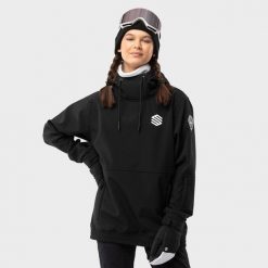 Kurtka snowboardowa damska W1-W Skywalk. Czarne kurtki damskie SIROKO, m, bez wzorów, z softshellu, bez kaptura, narciarskie. Za 844.00 zł.