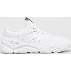 New Balance - Buty. Białe buty sportowe na co dzień damskie New Balance, bez wzorów, z gumy. W wyprzedaży za 299.90 zł.