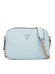 Guess Torebka Noelle II HWZG96 72140 Niebieski jasny. Niebieskie torebki klasyczne damskie Guess, z aplikacjami, ze skóry, wizytowe, bez kołnierzyka, bez ramiączek. Za 549.99 zł.