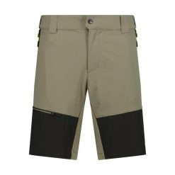 Bermudy trekkingowe CMP Ripstop. Brązowe szorty męskie CMP, bez wzorów, z tkaniny. Za 239.00 zł.