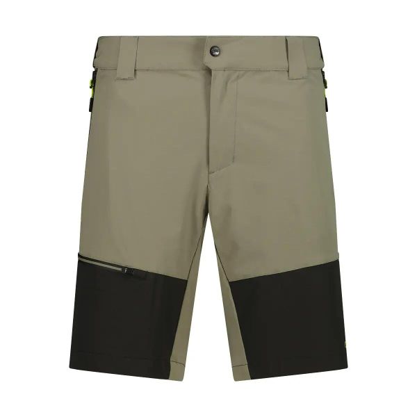 Bermudy trekkingowe CMP Ripstop. Brązowe szorty męskie CMP, bez wzorów, z tkaniny. Za 239.00 zł.