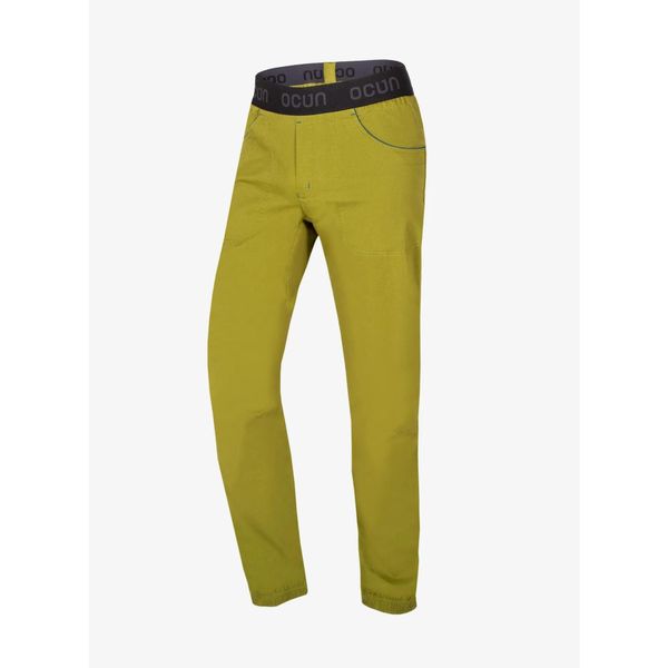 Spodnie do wspinaczki męskie Ocun Jaws Pants. Żółte spodnie materiałowe męskie Ocun, bez wzorów, sportowe. Za 356.99 zł.