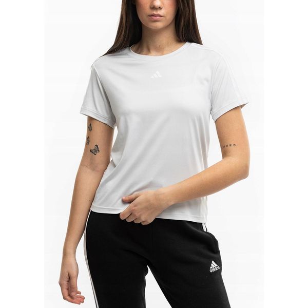 Adidas koszulka Kobieta t-shirt bluzka sportowa wygodna Essentials roz. S. Brązowe bluzki sportowe damskie Adidas, s, bez kołnierzyka, bez ramiączek. Za 111.00 zł.