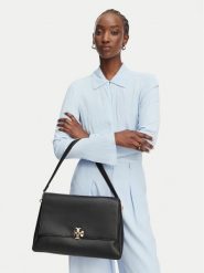 Tory Burch Torebka Charlie 180727 Czarny. Czarne torebki klasyczne damskie Tory Burch, bez wzorów, ze skóry, bez dodatków. Za 3,029.00 zł.
