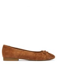 MICHAEL Michael Kors Baleriny Piper 40T6PIFP1S Brązowy. Brązowe baleriny damskie MICHAEL Michael Kors, bez wzorów, ze skóry, bez obcasa. Za 609.99 zł.