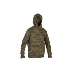 Bluza myśliwska z kapturem 500 Camo Halftone. Zielone bluzy bez kaptura męskie SOLOGNAC, xl, z bawełny. Za 129.99 zł.