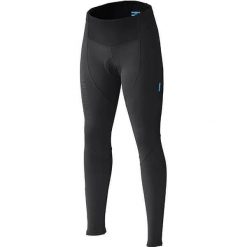 Legginsy damskie z wkładką Shimano Performance Windbreak Black. Czarne legginsy damskie SHIMANO, m, bez wzorów, z materiału. Za 346.54 zł.