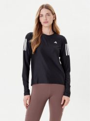 Adidas Koszulka techniczna Own The Run IN1568 Czarny Regular Fit. Czarne bluzki sportowe damskie Adidas, xs, bez wzorów, z syntetyku, bez ramiączek. Za 179.99 zł.