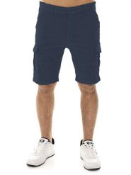 Leone Easy Męskie szorty cargo z twillu ze szlufkami na pasek. Zielone paski męskie LEONE 1947 APPAREL, bez wzorów, sportowe. Za 273.65 zł.
